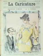 La Caricature 1883 N°203 Chargins D'amour Robida Inespection Du 15e Cuirassiers Job  Bretagne Loys - Revues Anciennes - Avant 1900