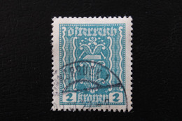 1922 Mi AT 362a 2kr Bleu-verdâtre /outils - Gebruikt