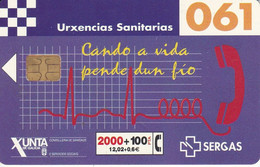 TARJETA CP-150 URGENCIAS SANITARIAS 061-II DE TIRADA 26700 - Conmemorativas Y Publicitarias