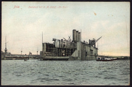 POLA 1908. Vinteg Postcard With Warship, Interesting - Croazia