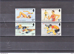 MAN 1986 JEUX DU COMMONWEALTH, Natation, Marche, Tir, Cyclisme Yvert 293-296 NEUF** MNH Cote 6 Euros - Man (Insel)