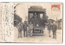 CPA 75 Porte De St Cloud Le Tramway Carte Photo - Transport Urbain En Surface