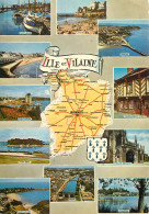 Navigation Sailing Vessels & Boats Themed Postcard Ille Et Villaine - Zeilboten