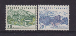 CZECHOSLOVAKIA  - 1964 Trade Union Hotels Set Never Hinged Mint - Unused Stamps