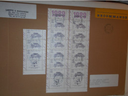 France çarnets Journee Du Timbre  , Lettre Recommandee  De Lyon 2002 Pour Auriol - Stamp Day