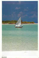 Navigation Sailing Vessels & Boats Themed Postcard Maldives - Zeilboten