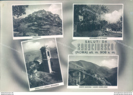 Ab652 Cartolina Saluti Da Saracinesco Provincia Di Latina - Latina