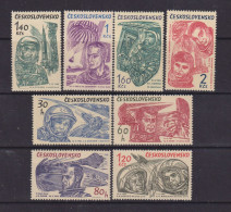 CZECHOSLOVAKIA  - 1964 Space Exploration Set Never Hinged Mint - Nuevos