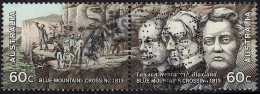 AUSTRALIA 2012 60c Multicoloured, Inland Explorers-Blue Mountains Crossing Joined Horizontal Pair FU - Used Stamps