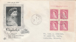 Canada 1953 FDC Mailed - 1952-1960