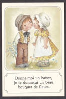 092265/ Couple D'enfants, *Donne-moi Un Baiser* - Dibujos De Niños