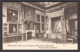 110925/ RICHMOND, Hampton Court Palace, William III's Bedroom With Queen Charlotte's Bedstead - Londres – Suburbios