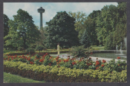 127591/ NIAGARA FALLS, View Of Queen Victoria Park And Skylon Tower - Niagarafälle