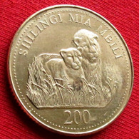 Tanzania 200 Shilling 1998  Tanzanie  W ºº - Tanzanie