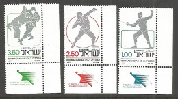 ISRAEL 1977 Year , Mint Stamps MNH (**) Sport - Unused Stamps (with Tabs)