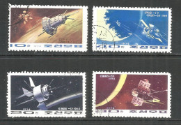 Korea 1974 Used Stamps Set Space - Corea Del Norte