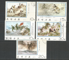 Korea 1975 Used Stamps Set - Corea Del Nord