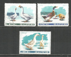 Korea 1976 Used Stamps Set Goose - Corea Del Norte