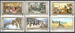 Korea 1977 Used Stamps Set  - Korea, North
