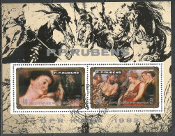 Korea 1983 Used Block Rubens - Corée Du Nord