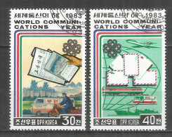 Korea 1983 Used Stamps Mi# 2400-2401 Ships - Corea Del Norte