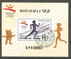 Korea 1992 Used Block  Sport - Korea (Nord-)