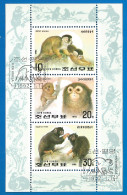 Korea 1992 Used Stamps Mini Sheet  Monkey - Korea, North