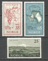 NORWAY 1957 Mint MNH(**) Mi.# 411-413 - Unused Stamps