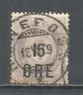 Norway 1908 Used Stamp Mi.# 70 - Gebruikt