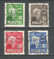 Norway 1932 Used Stamps  Set Michel # 163-166 - Gebraucht