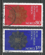 Norway 1972 Used Stamps Mi.# 635-636 - Gebruikt