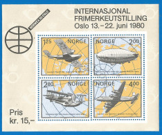 Norway 1979 Used Block  - Blocks & Sheetlets