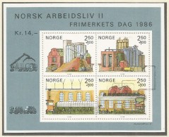 Norway 1986 Block Mint MNH(**) - Blocks & Kleinbögen