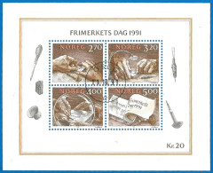 Norway 1991 Used Block  - Blocks & Sheetlets