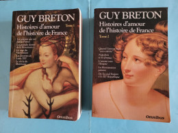 Guy BRETON Série Histoires D'amour De L'histoire De France (3 Photos) Voir Description - Geschiedenis