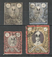 PERSIA 1882 Used Stamps  Mi.# 43-46 - Irán