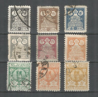 PERSIA 1891 Used Stamps  Mi.# 71-79 - Irán