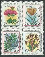 PERSIA 1984 Year Mint Stamps MNH(**) Set Flowers - Iran