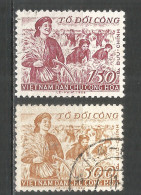 Vietnam 1958 Used Stamps , Set Mi# 87-88 - Viêt-Nam