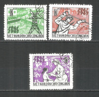 Vietnam 1965 Used Stamps , Mi# 394-396 - Vietnam