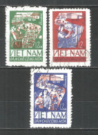 Vietnam 1965 Used Stamps , Mi# 420-422  - Vietnam