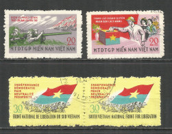 Vietnam 1968 Used Stamps  Mi D 19-22 - Vietnam