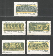 Vietnam 1973 Used Stamps  Mi 726-730 - Viêt-Nam