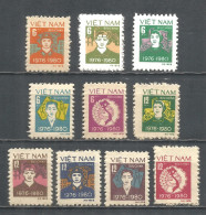 Vietnam 1980 Mint Stamps MNG  Mi. 1028-37 - Viêt-Nam