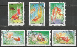 Vietnam 1990 , Used Stamps ,  Mi. ​​​​​​​2138-43 Fish - Vietnam