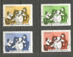 Vietnam North Vietcong 1975 Year Used Stamps - Viêt-Nam