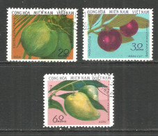 Vietnam Vietcong 1976 Year Used Stamps Mi# V.61-63 - Vietnam