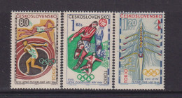 CZECHOSLOVAKIA  - 1964 Olympic Games Set Never Hinged Mint - Unused Stamps