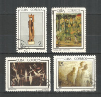 Caribbean 1965 Year , Used Stamps Mi# 1010-1013 Painting - Used Stamps