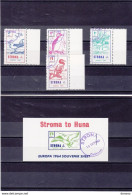 STROMA TO HUNA 1964 EUROPA OISEAUX Avec Bloc Oblitéré - Local Issues